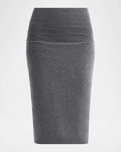 Stella McCartney Wool Knit Midi Pencil Skirt