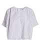 Stellae Dux Women's Boxy Striped Cotton T-Shirt - 1