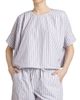 Stellae Dux Women's Boxy Striped Cotton T-Shirt - 3