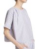 Stellae Dux Women's Boxy Striped Cotton T-Shirt - 6