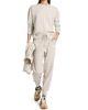 Stellae Dux Women's Exposed Seam Drop-Shoulder Sweater - 2