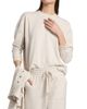 Stellae Dux Women's Exposed Seam Drop-Shoulder Sweater - 3