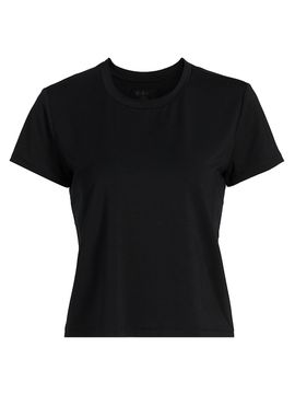 Stellae Dux Women's Mesa Ribbed Short-Sleeve T-Shirt
