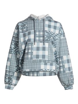 Stellae Dux Women's Patchwork Printed Hoodie
