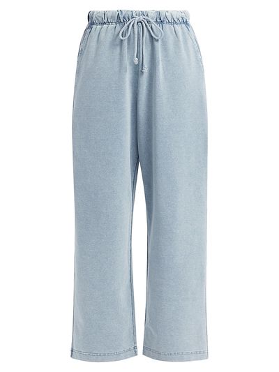 Stellae Dux Women's Stretch Cotton-Blend Drawstring Pants