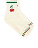Stems Stems Cherry Grip Striped Crew Socks - 1