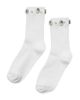 Stems Stems Crystal Ribbed Crew Socks - 1