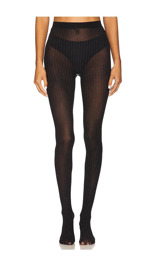 Stems Stems Metallic Striped Tights