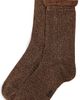 Stems Stems Soft Ruffle Metallic Socks Copper One - 1