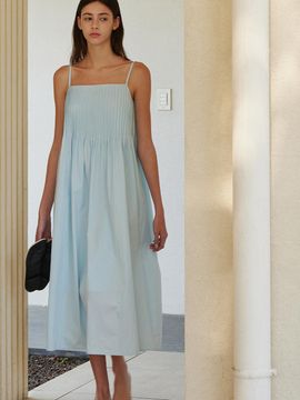 STEP AROUND Pin vacance dress_SKY BLUE