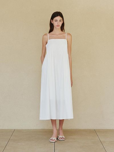 STEP AROUND Pinvacance dress_beige