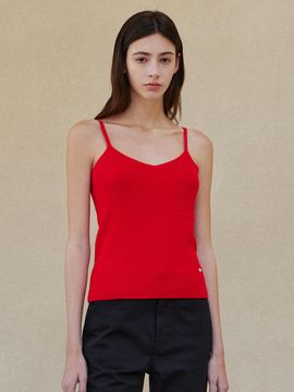STEP AROUND Rany sleevless knit_RED
