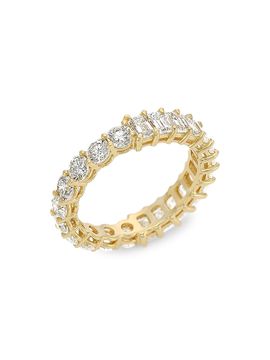Stephanie Gottlieb Women's Undecided Eternity Band 14K Gold & Diamond Ring