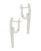 Sterling Forever Sterling Forever Amina Cubic Zirconia Drop Earrings in Rhodium Plated - 3