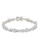 Sterling Forever Sterling Forever Billie Cubic Zirconia Flex Bracelet - 1