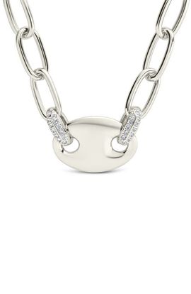 Sterling Forever Sterling Forever Bliss Anchor Chain Necklace