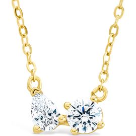 Sterling Forever Sterling Forever Carolyn Cubic Zirconia Necklace