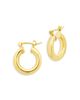 Sterling Forever Sterling Forever Chunky Hoop Earrings - 2