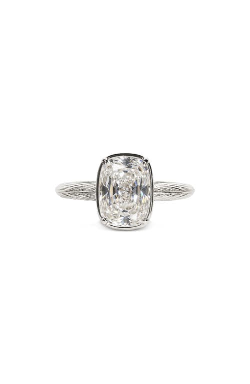 Sterling Forever Sterling Forever Cushion Cut Sterling Silver Ring 