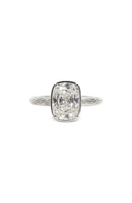 Sterling Forever Sterling Forever Cushion Cut Sterling Silver Ring 