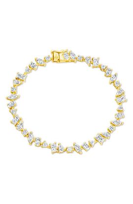 Sterling Forever Sterling Forever Ellery Cubic Zirconia Tennis Bracelet