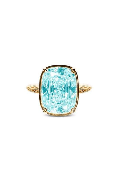 Sterling Forever Sterling Forever Elongated Cushion Statement Ring