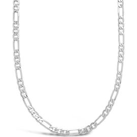 Sterling Forever Sterling Forever Figaro Chain Necklace