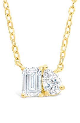 Sterling Forever Sterling Forever Guinevere Cubic Zirconia Pendant Necklace