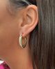 Sterling Forever Sterling Forever Kyle Two Row Hoop Earrings - 2