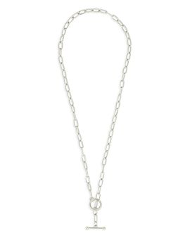 Sterling Forever Sterling Forever Ledger Paperclip Chain Necklace, 16