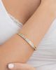 Sterling Forever Sterling Forever Lumire Aquamarine Cubic Zirconia Bangle - 2