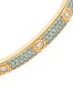 Sterling Forever Sterling Forever Lumire Aquamarine Cubic Zirconia Bangle - 3