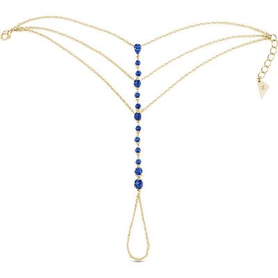Sterling Forever Sterling Forever Malys Cubic Zirconia Hand Chain