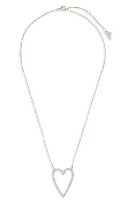 Sterling Forever Sterling Forever Margit 14k Gold Plated Sterling Silver Heart Pendant Necklace 
