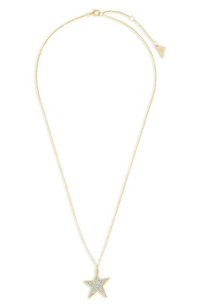 Sterling Forever Sterling Forever Pavé Cubic Zirconia Star Pendant Necklace