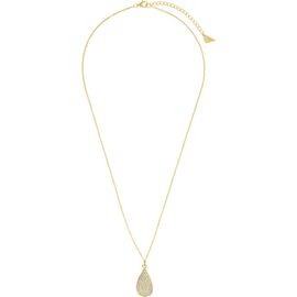 Sterling Forever Sterling Forever Pavé Cubic Zirconia Teardrop Pendant Necklace