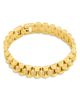 Sterling Forever Sterling Forever Pave Watch Band Chain Bracelet in 14K Gold Plated - 3