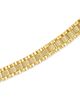 Sterling Forever Sterling Forever Pave Watch Band Chain Bracelet in 14K Gold Plated - 4