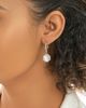 Sterling Forever Sterling Forever Rose Petal Short Drop Earrings - 2