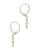 Sterling Forever Sterling Forever Rose Petal Short Drop Earrings - 4