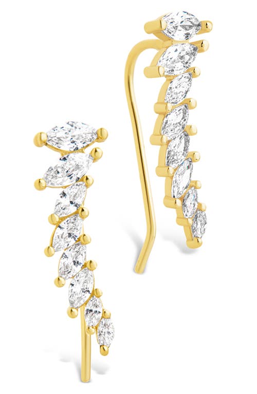 Sterling Forever Sterling Forever Skye Cubic Zirconia Threader Stud Earring