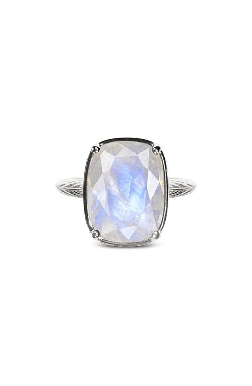 Sterling Forever Sterling Forever Sterling Silver Elongated Cushion Stone Ring 