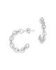 Sterling Forever Sterling Forever Sterling Silver Open Link Hoop Earrings - 2