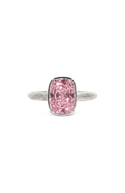Sterling Forever Sterling Forever Sterling Silver Pink Sapphire Ring 