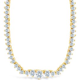 Sterling Forever Sterling Forever Tatum Slide Tennis Necklace