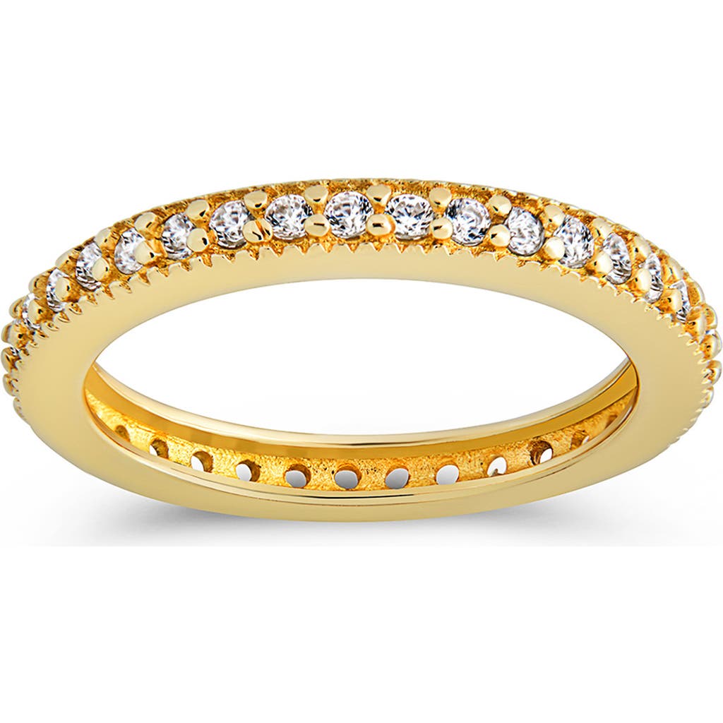 Sterling Forever Sterling Forever Thin Cubic Zirconia Band Ring