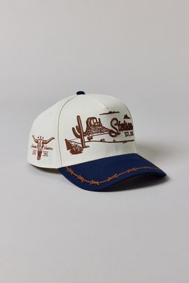 Stetson Stetson Landscape Embroidered Trucker Hat in Navy, Men's at Urban Outfitters