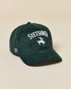 Stetson Stetson Rodeo Logo Corduroy Baseball Hat in Green, Men's at Urban Outfitters - 1