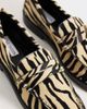 Steve Madden Steve Madden Adison loafer in taupe zebra print-MULTI - 3