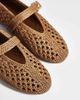 Steve Madden Steve Madden Alara woven ballet flats in cashew-Brown - 3